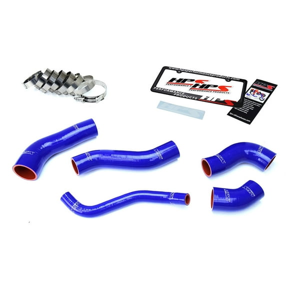 HPS Blue Reinforced Silicone Intercooler Hose Kit for Hyundai 13-17 Veloster 1.6L Turbo