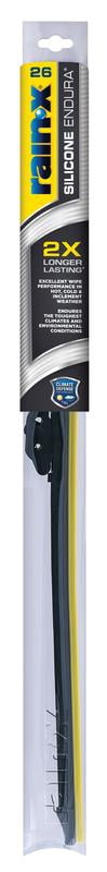 (2 pack) Rain-X Silicone Endura Premium All-Weather 26" Windshield Wiper Blade