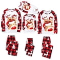 thumbnail image 5 of BJUTIR Christmas Family Matching Pajamas Cute Print Pajamas Plaid Long Sleeve Top And Pants Soft And Comfortable Holiday Pajamas Mom Style Festive Clothing, 5 of 5
