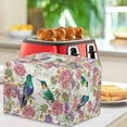 thumbnail image 3 of HELLHERO Hummingbird Flowers Print Toaster Cover Fits for 2 Slice, Bread Machine Dust Cover with Drawstring, Waterproof Anti Scratches Toaster Protector (11.4"x7.8"x7.4"), 3 of 8