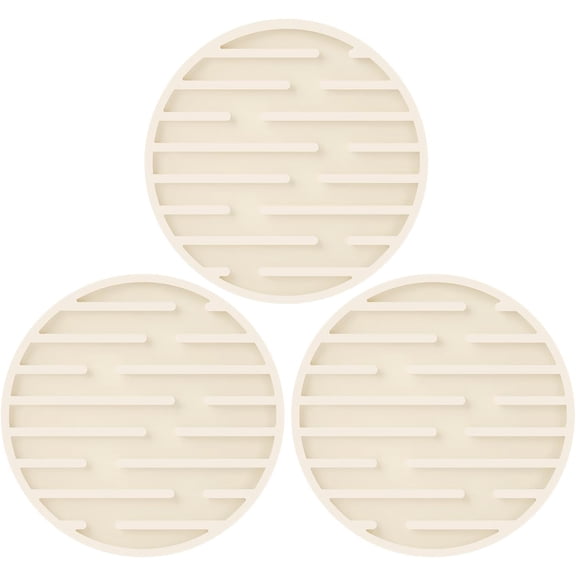 Silicone Coasters for Drinks, Thickened Non-Slip Coaster, Heat Resistant for Coffee Table, Kitchen, Bar