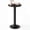 Black, variant on CONCETTA Modern Round Side Table, Accent End Table with Solid Wood Spindle, Small Drink Table for Living Room, Bedroom, Couch, Office, Wood