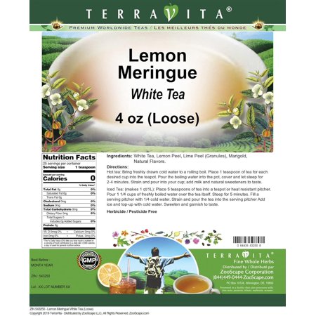 Lemon Meringue White Tea (Loose) (4 oz, ZIN: 543250) - 3 Pack