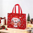 thumbnail image 5 of Christmas Gift Bags with Handles, 12.8X9.84X6.69" Non Woven Xmas Tote Bags, Christmas Goodie Bags, Christmas Wrapping Pouches, Festive Shopping Holders, Holiday Storage Bags for Gift Packaging, 5 of 6