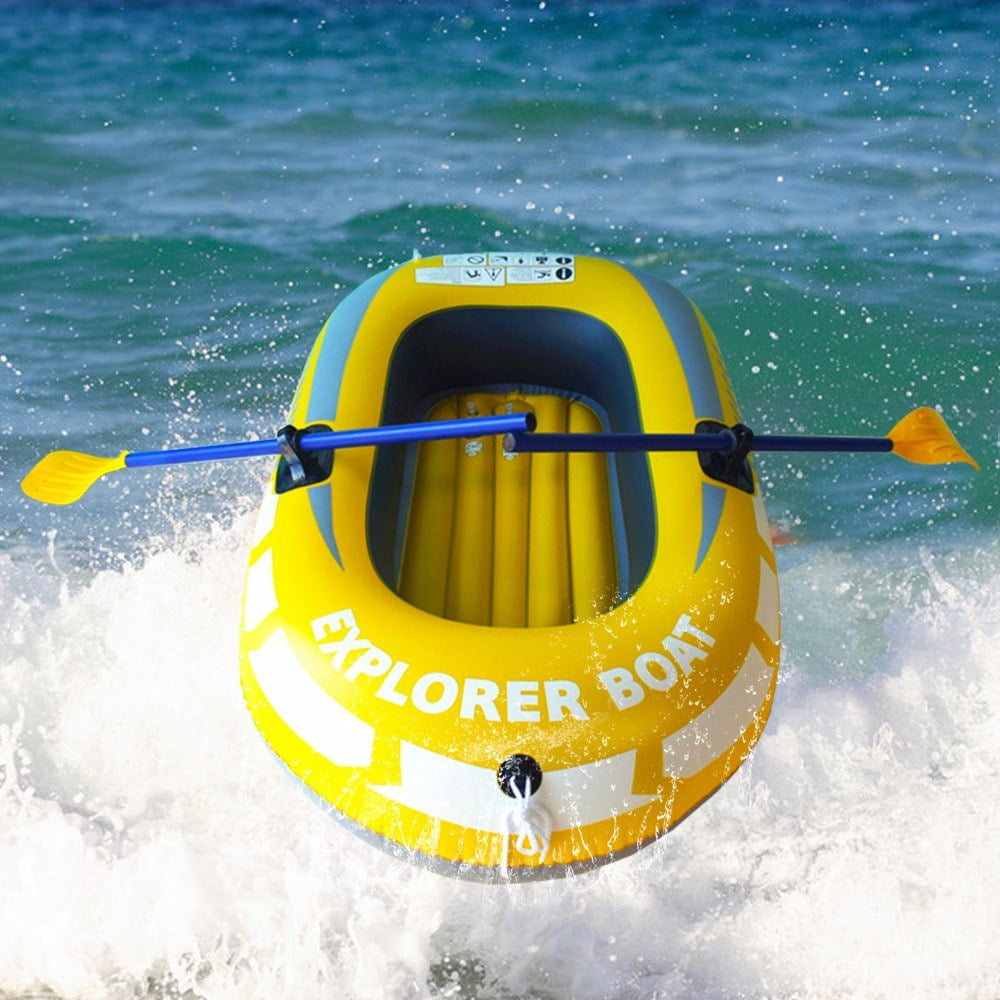 Thick Inflatable Canoe Fishing Boat Portable PVC Kayak with Pump