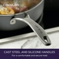 thumbnail image 6 of Circulon A1 Series 5-Quart Nonstick Induction Sauté Pan with Tempered Glass Lid, Graphite, 6 of 12