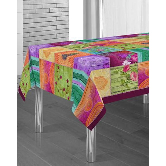 Springie 100% Polyester, Stain Resistant Tablecloth 51 x 59 inch