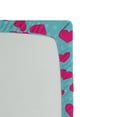thumbnail image 2 of Ambesonne Retro Fitted Sheet, Pink Heart on Polka Dots, Full Size, Hot Pink and Turquoise, 2 of 2