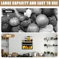 thumbnail image 5 of Magnetic Fridge Shelf with Wood Lid Large Capacity Magnetic Spice Rack Multifunctional Refrigerator Magnet Shelf for Home Kitchen Counter Cabinet, 5 of 10
