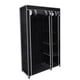 thumbnail image 1 of Armario plegable de tela VidaXL negro 110x46x175cm, 1 of 9