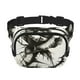 thumbnail image 1 of Fotbe Black And White Rose Cangurera Cuadrada con Estampado de Doble Capa, Bolsa de Cintura Ajustable Mini para Hombres y Mujeres, 1 of 9