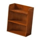 thumbnail image 5 of Estante de almacenamiento de escritorio, estantería de madera, organizador de cubiertos, muebles multiusos Marrón, 5 of 9