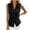 Black, variant on Zynoxe Cotton Linen Tops for Women Solid Color Lapel Sleeveless Button Down Tank Tops with Pockets Casual Loose Fit Ventilate Classsic Business Work Blouses Green S