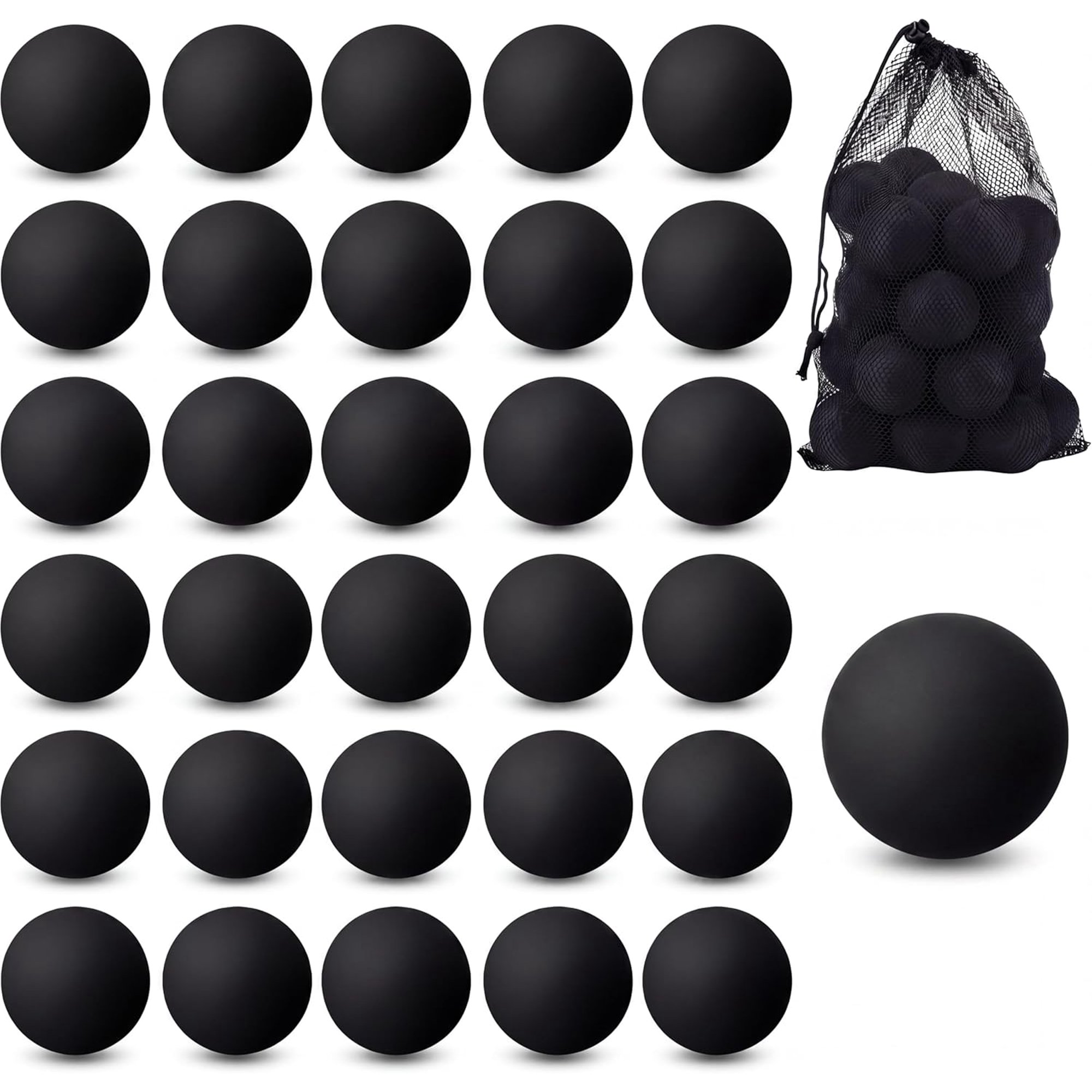 Teyva Pack Racquetballs Bulk 2.4" Rubber Racket Balls