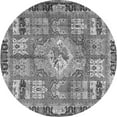 thumbnail image 1 of Ahgly Company Indoor Round Medallion Gray Traditional Area Rugs, 8' Round, 1 of 1