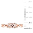 thumbnail image 2 of Everly Women's Morganite Rose Gold Plated Ring, 2 of 6