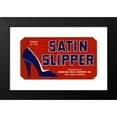 thumbnail image 2 of Anonymous 14x10 Black Modern Framed Museum Art Print Titled - Satin Slipper Fruit Label (1930-1950), 2 of 5
