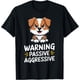 thumbnail image 1 of Warning - Camiseta de humor pasivo agresivo para perros, 1 of 2
