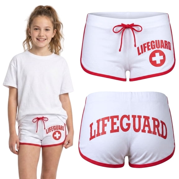 LIFEGUARD Official Girls Hi-Cut Short White Small