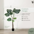 thumbnail image 4 of Maia Shop 5ft Artificial Monstera Plant, Fake Plants for Home Decor, 4 of 10