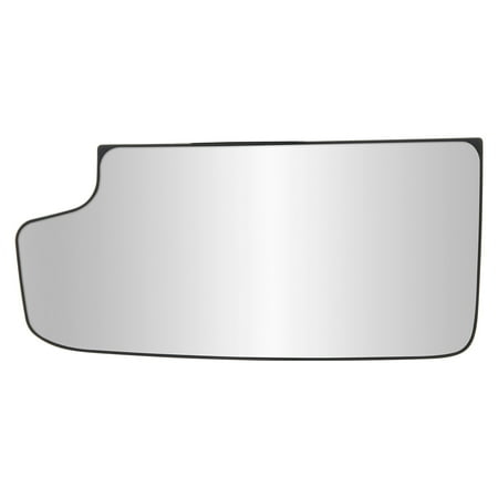 88290 - Fit System Driver Side Non-heated Mirror Glass w/ backing plate, Chevy Silverado/ GMC Sierra 1500 14-18, Silverado 2500, 3500, Sierra 2500, 3500 15-18, towing mirror bottom lens, 2nd design