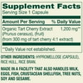 thumbnail image 3 of Spring Valley Tart Cherry Extract Dietary Supplement Vegetarian Capsules for Antioxidant Support , 1200 mg, 90 Count, 3 of 11