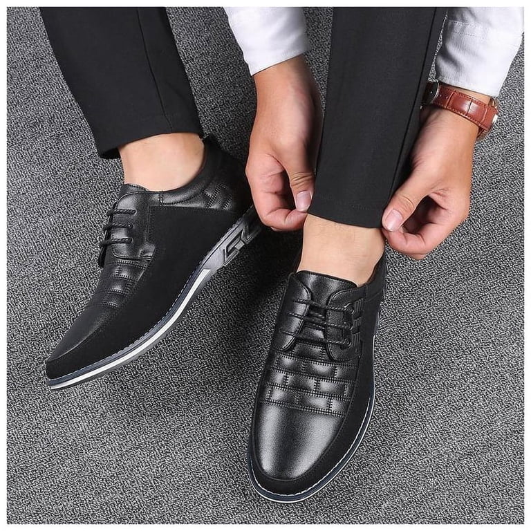 Mens Oxford Derby Orthopedic Leather Shoes Business Luxury  display picture 3