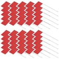 thumbnail image 2 of 50Pack Marking Flags, Red Yard Flags 15x4x5Inch, Marker Lawn Markers, Irrigation Landscape, 2 of 6