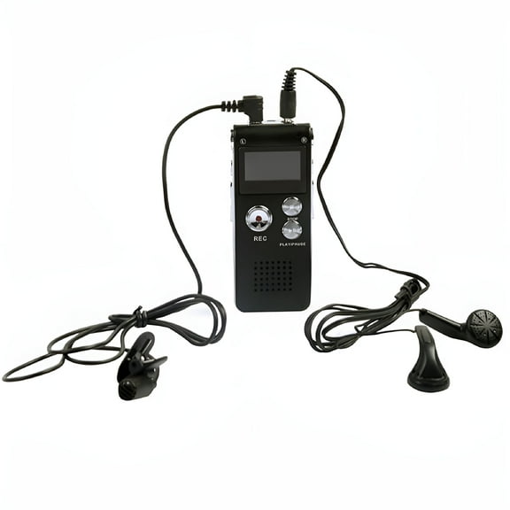 GJX Digital Voice Recorder Audio Recording Device with Playback Microphone Song Player Portable Tape Recorder for Lectures Meetings Interviews