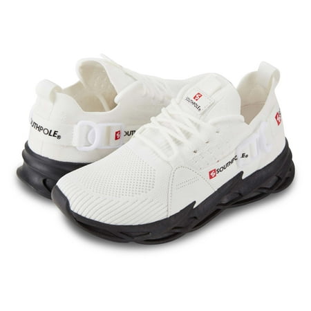 

SouthPole Boys Lightweight Athletic Running Walking Gym Shoes Casual Sports Shoes Fashion Sneakers Walking Shoes White Size 5