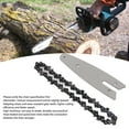 thumbnail image 4 of Mini Chain Guide Bar Combo, High Hardness Chain Guide Bar Accessories  For Wood Cutting 4inch With 1/4 28 Links Chain,6inch With 1/4 37 Links Chain, 4 of 8