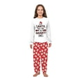thumbnail image 4 of Christmas Family Matching Pajamas Set, Festive Santa Print with Coordinating Dog Outfit, Size NB - Men 6XL And Pets, 4 of 7