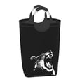 thumbnail image 6 of DouZhe 50L Rectangular Laundry Basket, Dangerous Lion King Face Prints Waterproof Foldable Laundry Hamper with Aluminum Handles, 6 of 6