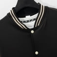 thumbnail image 6 of Aihuaihua Men's Varsity Jacket Long Sleeve Casual Button-Up Boys College Varsity Jackets, 6 of 9