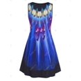 thumbnail image 2 of Tallo extracto de talla grande cuello redondo cuello largo camiseta sin mangas Rosegal Camisetas sin mangas de talla grande, 2 of 5