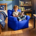 thumbnail image 5 of Big Joe Club Joe Kids Bean Bag Chair, Luminous Blue, 5 of 6