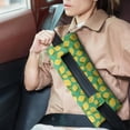 thumbnail image 2 of Yellow Lemon Print Seatbelt Pillow for Post-Surgery - Mastectomy Breast Surgery Heart Surgery Recovery Cushion - Soft Car Travel Pillow, 2 of 6