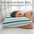 thumbnail image 6 of Bronze Grey Stripe Pillow Covers 20x30 Inch Queen Size, Modern Farmhouse Vertical Striped Decorative Pillowcase with Zipper, Microfiber Breathable Pillowcases for Sofa Bed Living Room, 6 of 9