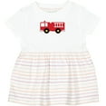 thumbnail image 3 of Inktastic Fire Truck Childs Fireman Girls Baby Dress, 3 of 5