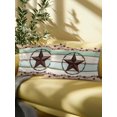 thumbnail image 5 of Outdoor Pillows Waterproof, Western Texas Star Green Bedding Throw Pillows with Insert for Couch Sofa Bed, Farmhouse Brown Country Vintage 12x20 Inch Pillowcases Decorative Patio Pillow Set of 2, 5 of 8