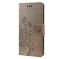 thumbnail image 5 of Allytech Wallet Case for Samsung Galaxy S23 Ultra 5G 6.8", PU Leather Butterfly Rose Embossed Flip Cover Stand Shockproof Protective Case for Women - Gray, 5 of 7
