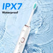 Electric Toothbrush for Adults, One Charge for 30 Days, with 5 Brush Heads, 5 Modes with 2 Minutes Build in Smart Timer