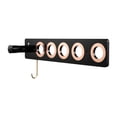 thumbnail image 1 of Soporte magnético para secador de pelo Zulema montaje en pared negro, 1 of 8