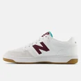 thumbnail image 3 of New Balance 480 BB480LFT White/Burgundy Width D Lifestyle Shoes Men's Women's, 3 of 5