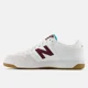 thumbnail image 3 of New Balance 480 BB480LFT White/Burgundy Width D Lifestyle Shoes Men's Women's, 3 of 5