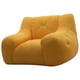 thumbnail image 4 of Sofá tipo puf,Puf Silla Sofá Tumbona Adultos Sofá Perezoso,Puf Sofá Lazy Chair Puf Sofá Lectura,Silla de piso Silla tipo puf Dormitorio Sala de estar,Elegante sofá Amarillo claro, 4 of 8