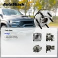 thumbnail image 2 of AutoShack Front Wheel Hub Bearing Assembly - Driver or Passenger Side for Dodge, Dakota 1997-2004 Durango 1998-2003, 4WD RWD L4 2.5L V6 3.7L 3.9L V8 4.7L 5.2L 5.9L - 6-Lug, Without ABS, 2 of 4