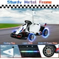 thumbnail image 6 of Licensed BMW Electric Go Kart, Wanan Drift Kart for Kids 6-12 with Drift Mode, 2 Speed, Adjustable Seat, LED Lights, 400W Dual Motors, 6 of 10