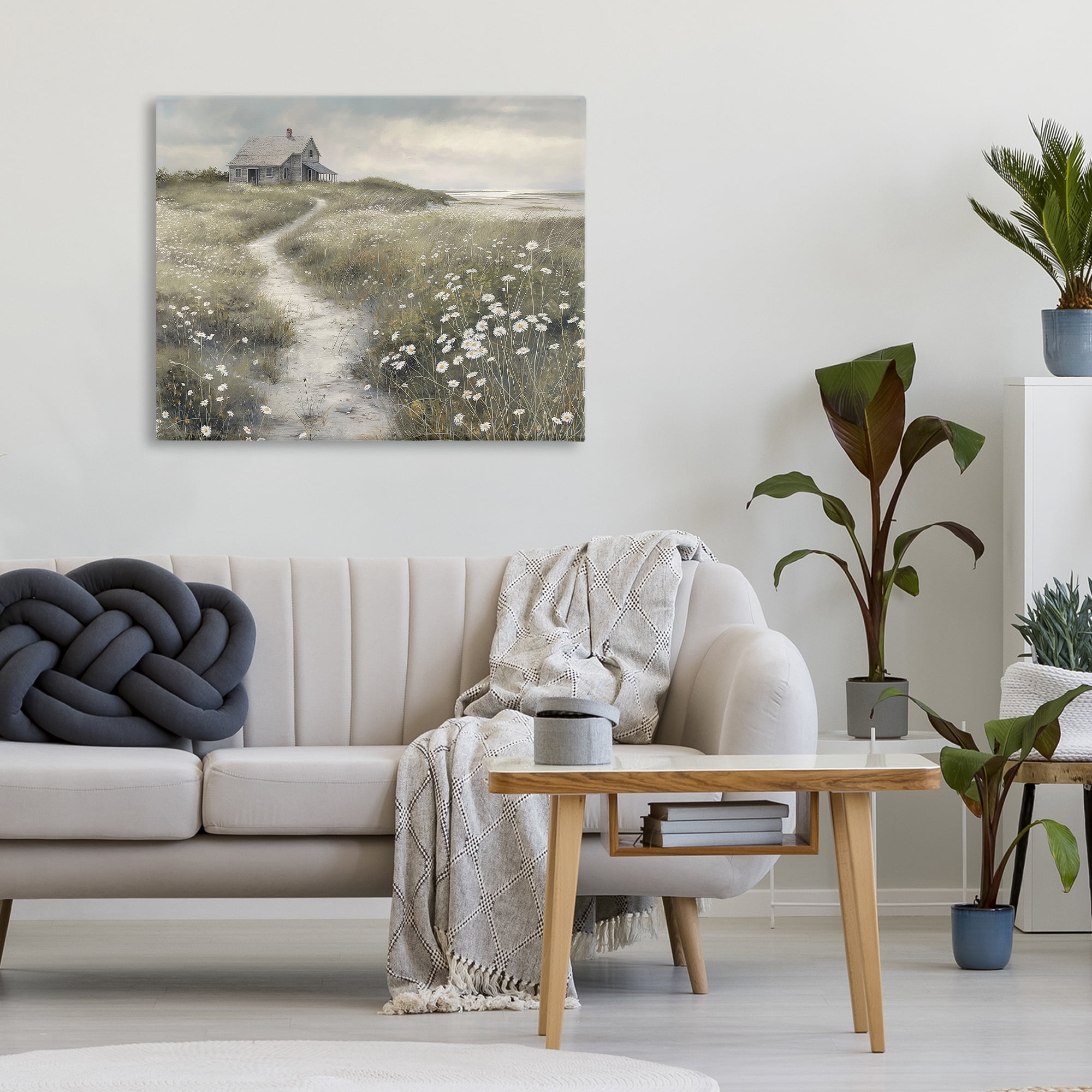 Stupell Industries Pathway To Coastal Cottage Canvas Wall Art, design by Imagine It Images