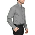 thumbnail image 2 of Men's Berlioni Solid Button Up Spread Collar Work Long Sleeve Dress Shirt, 2 of 5